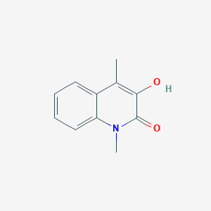 molecular formula C11H11NO2 B3307889 3-Hydroxy-1,4-dimethylquinolin-2(1H)-one CAS No. 93476-41-6