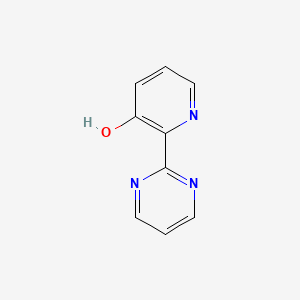 molecular formula C9H7N3O B3307931 2-(Pyrimidin-2-yl)pyridin-3-ol CAS No. 93560-56-6