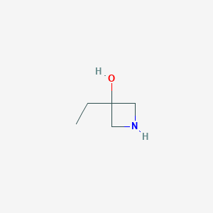 molecular formula C5H11NO B3307948 3-Ethylazetidin-3-ol CAS No. 935730-58-8