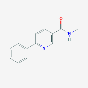 molecular formula C13H12N2O B3307962 N-methyl-6-phenylnicotinamide CAS No. 936083-34-0
