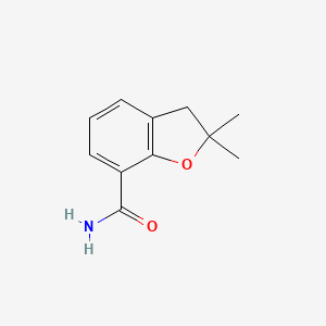 molecular formula C11H13NO2 B3307964 2,2-Dimethyl-2,3-Dihydro-1-Benzofuran-7-Carboxamide CAS No. 936083-37-3