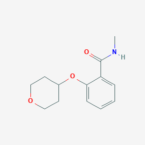 molecular formula C13H17NO3 B3307970 N-Methyl-2-(Tetrahydro-2h-Pyran-4-Yloxy)benzamide CAS No. 936083-51-1