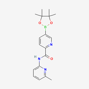 6-((6-Methylpyridin-2-yl)carbamoyl)pyridine-3-boronic acid pinacol ester