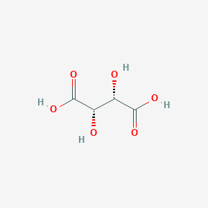 molecular formula C4H6O6 B033080 d-Tartaric acid CAS No. 147-71-7