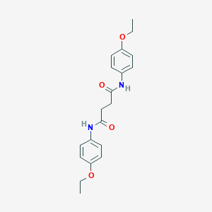 molecular formula C20H24N2O4 B330801 N,N'-bis(4-ethoxyphenyl)butanediamide 