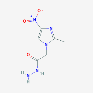 2-(2-methyl-4-nitro-1H-imidazol-1-yl)acetohydrazide