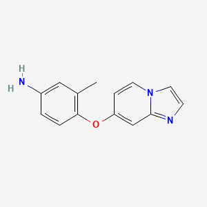 4-(Imidazo[1,2-a]pyridin-7-yloxy)-3-methylaniline