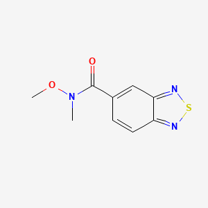 N-methoxy-N-methylbenzo[c][1,2,5]thiadiazole-5-carboxamide