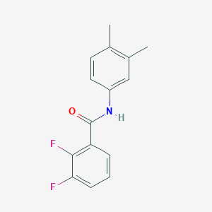 molecular formula C15H13F2NO B330818 N-(3,4-dimethylphenyl)-2,3-difluorobenzamide 