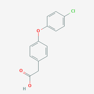 molecular formula C14H11ClO3 B033082 2-(4-(4-氯苯氧基)苯基)乙酸 CAS No. 148401-42-7