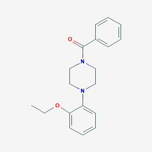 molecular formula C19H22N2O2 B330825 1-Benzoyl-4-(2-ethoxyphenyl)piperazine 