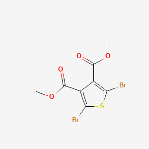 molecular formula C8H6Br2O4S B3308303 Dimethyl 2,5-dibromothiophene-3,4-dicarboxylate CAS No. 937640-21-6