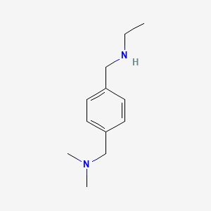 molecular formula C12H20N2 B3308315 ({4-[(乙氨基)甲基]苯基}甲基)二甲胺 CAS No. 937650-43-6