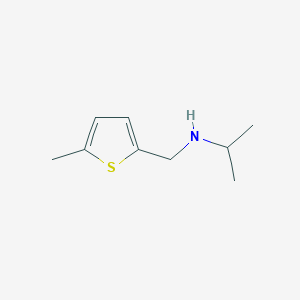 molecular formula C9H15NS B3308344 [(5-Methylthiophen-2-yl)methyl](propan-2-yl)amine CAS No. 937667-44-2