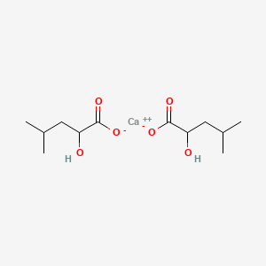 molecular formula C12H22CaO6 B3308363 DL-Leucic acid calcium CAS No. 93778-33-7