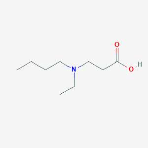 molecular formula C9H19NO2 B3308472 3-[Butyl(ethyl)amino]propanoic acid CAS No. 938305-99-8