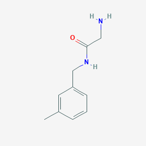 molecular formula C10H14N2O B3308516 2-Amino-N-(3-methyl-benzyl)-acetamide CAS No. 938336-81-3