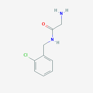 molecular formula C9H11ClN2O B3308523 2-Amino-N-(2-chloro-benzyl)-acetamide CAS No. 938336-84-6