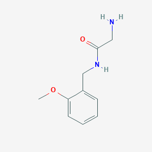 molecular formula C10H14N2O2 B3308530 2-Amino-N-(2-methoxy-benzyl)-acetamide CAS No. 938336-90-4