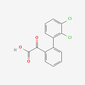 molecular formula C14H8Cl2O3 B3308685 (2,3-Dichlorophenyl)oxophenylacetic acid CAS No. 93942-57-5