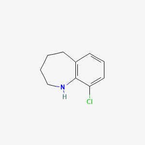 molecular formula C10H12ClN B3308736 9-Chloro-2,3,4,5-tetrahydro-1H-benzo[b]azepine CAS No. 939759-19-0
