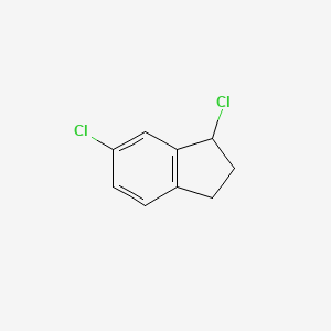 molecular formula C9H8Cl2 B3308740 1,6-Dichloro-2,3-dihydro-1H-indene CAS No. 939793-66-5