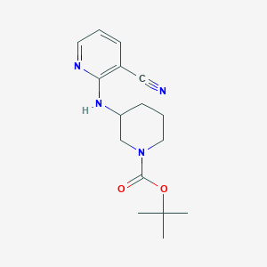 3-(3-Cyano-pyridin-2-ylamino)-piperidine-1-carboxylic acid tert-butyl ester
