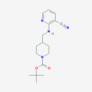 4-[(3-Cyano-pyridin-2-ylamino)-methyl]-piperidine-1-carboxylic acid tert-butyl ester