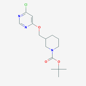 3-(6-Chloro-pyrimidin-4-yloxymethyl)-piperidine-1-carboxylic acid tert-butyl ester