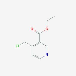 molecular formula C9H10ClNO2 B3308859 4-(氯甲基)烟酸乙酯 CAS No. 94015-09-5