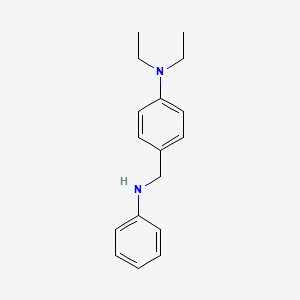 molecular formula C17H22N2 B3308873 Diethyl-(4-phenylaminomethylphenyl)amine CAS No. 940362-30-1