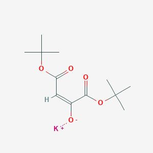 molecular formula C12H19KO5 B3308910 Oxalacetic acid di-tert-butyl ester, potassium salt CAS No. 94072-62-5