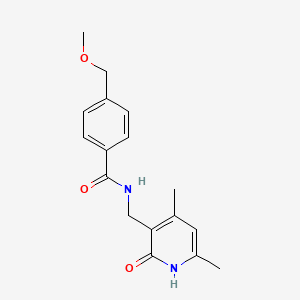N-[(4,6-dimethyl-2-oxo-1H-pyridin-3-yl)methyl]-4-(methoxymethyl)benzamide