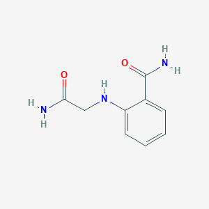 molecular formula C9H11N3O2 B3308980 2-[(Carbamoylmethyl)amino]benzamide CAS No. 941203-88-9