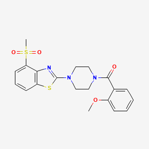 (2-Methoxyphenyl)(4-(4-(methylsulfonyl)benzo[d]thiazol-2-yl)piperazin-1-yl)methanone