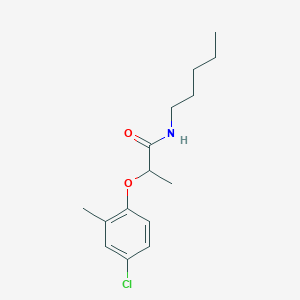 molecular formula C15H22ClNO2 B330950 2-(4-chloro-2-methylphenoxy)-N-pentylpropanamide 