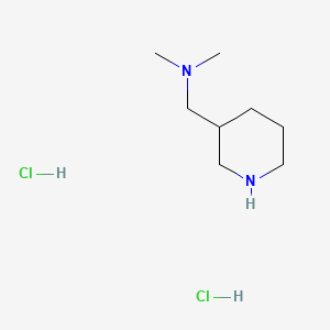molecular formula C8H20Cl2N2 B3309672 Dimethyl(piperidin-3-ylmethyl)amine dihydrochloride CAS No. 942148-26-7