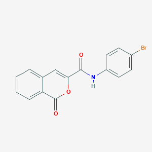 molecular formula C16H10BrNO3 B330980 N-(4-bromophenyl)-1-oxo-1H-isochromene-3-carboxamide 