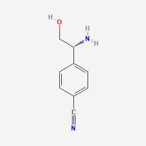 (R)-4-(1-Amino-2-hydroxyethyl)benzonitrile