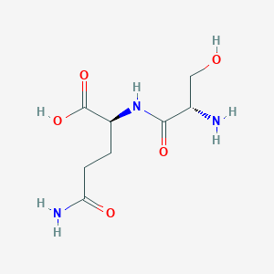 molecular formula C8H15N3O5 B3309916 Ser-Gln CAS No. 94421-66-6