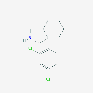 molecular formula C13H17Cl2N B3309948 [1-(2,4-Dichlorophenyl)cyclohexyl]methanamine CAS No. 944348-13-4