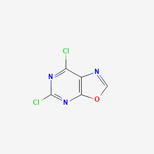 molecular formula C5HCl2N3O B3309971 5,7-Dichlorooxazolo[5,4-D]pyrimidine CAS No. 944709-53-9