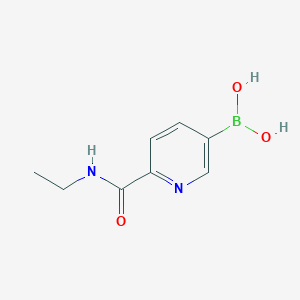 molecular formula C8H11BN2O3 B3309986 6-(Ethylcarbamoyl)pyridine-3-boronic acid CAS No. 944794-82-5