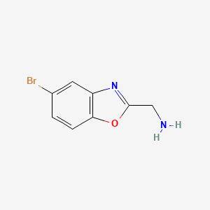 2-(Aminomethyl)-5-bromobenzo[d]oxazole