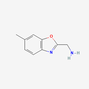 2-(Aminomethyl)-6-methylbenzo[d]oxazole