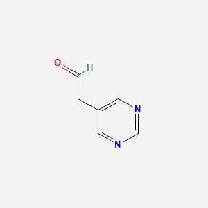 2-(Pyrimidin-5-YL)acetaldehyde