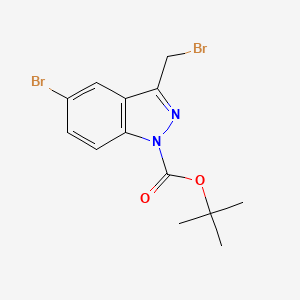 1H-Indazole-1-carboxylic acid, 5-bromo-3-(bromomethyl)-, 1,1-dimethylethyl ester