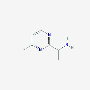 1-(4-Methylpyrimidin-2-YL)ethan-1-amine