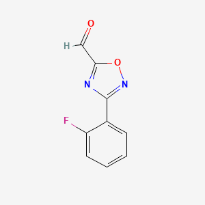 3-(2-Fluorophenyl)-1,2,4-oxadiazole-5-carbaldehyde