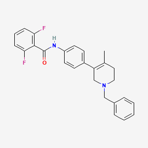molecular formula C26H24F2N2O B3310137 N-(4-(1-Benzyl-4-methyl-1,2,5,6-tetrahydropyridin-3-yl)phenyl)-2,6-difluorobenzamide CAS No. 944917-32-2